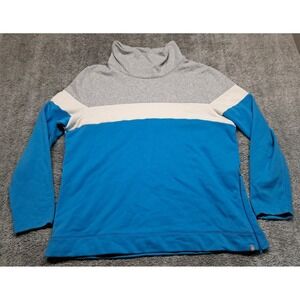 T by Talbots Pullover Sweatshirt Womens XL Colorblock Cowl Oversized Neck Top